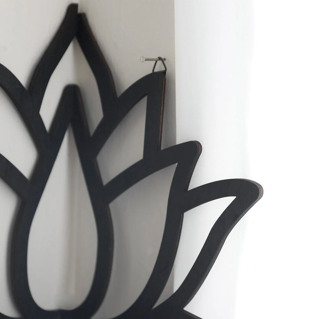 Lotus Shaped Wooden Wall Display Shelf Set | StorageOZ