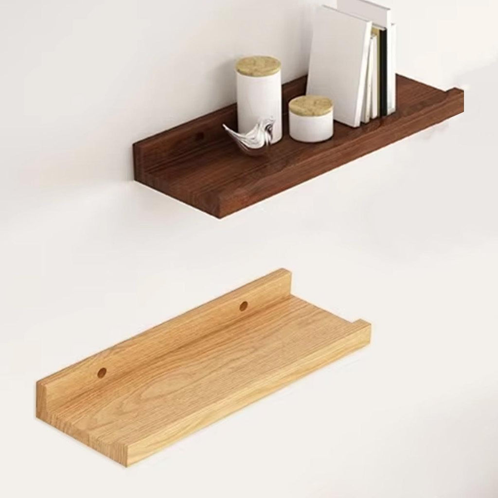 Wooden Floating Wall Shelf Two Finishes Set | StorageOZ