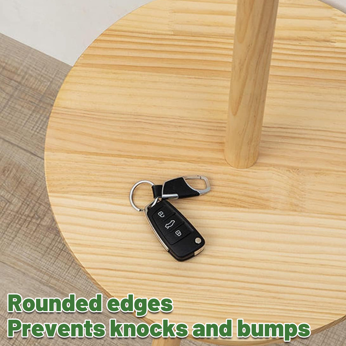 Wooden Floor Coat Rack Two Wood Tones Set | StorageOZ