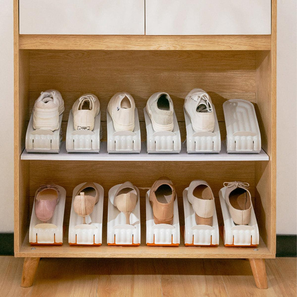 20 Pcs Double Layer Shoe Organisers Two Colours | StorageOZ