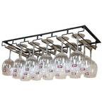 Hanging Wine Glass Rack in Six Slot Counts | StorageOZ