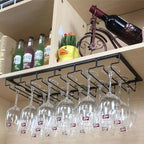 Hanging Wine Glass Rack in Six Slot Counts | StorageOZ