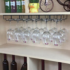 Hanging Wine Glass Rack in Six Slot Counts | StorageOZ