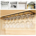 Hanging Wine Glass Rack in Six Slot Counts | StorageOZ