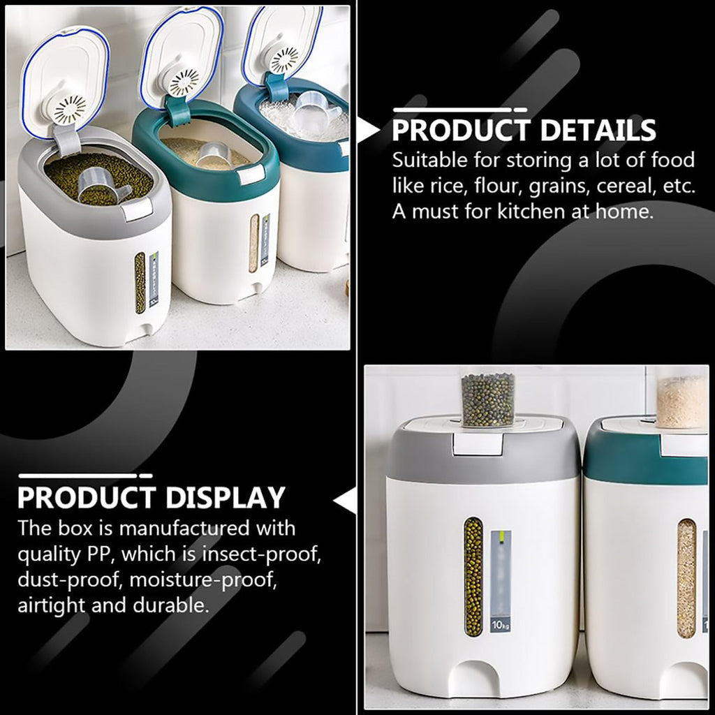 Rice Buckets Two Colours Kitchen Organiser | StorageOZ