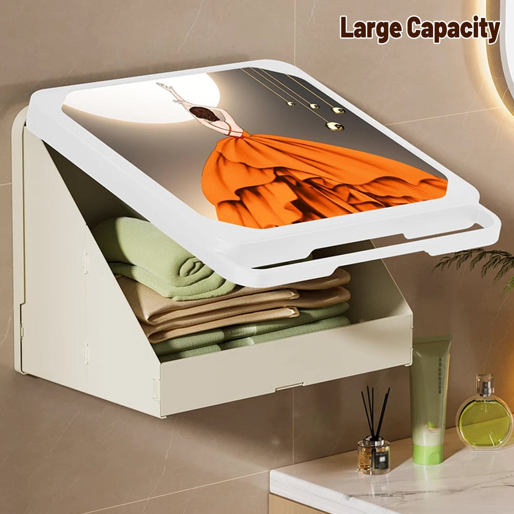 Wall Mural Bathroom Storage Box Six Prints | StorageOZ