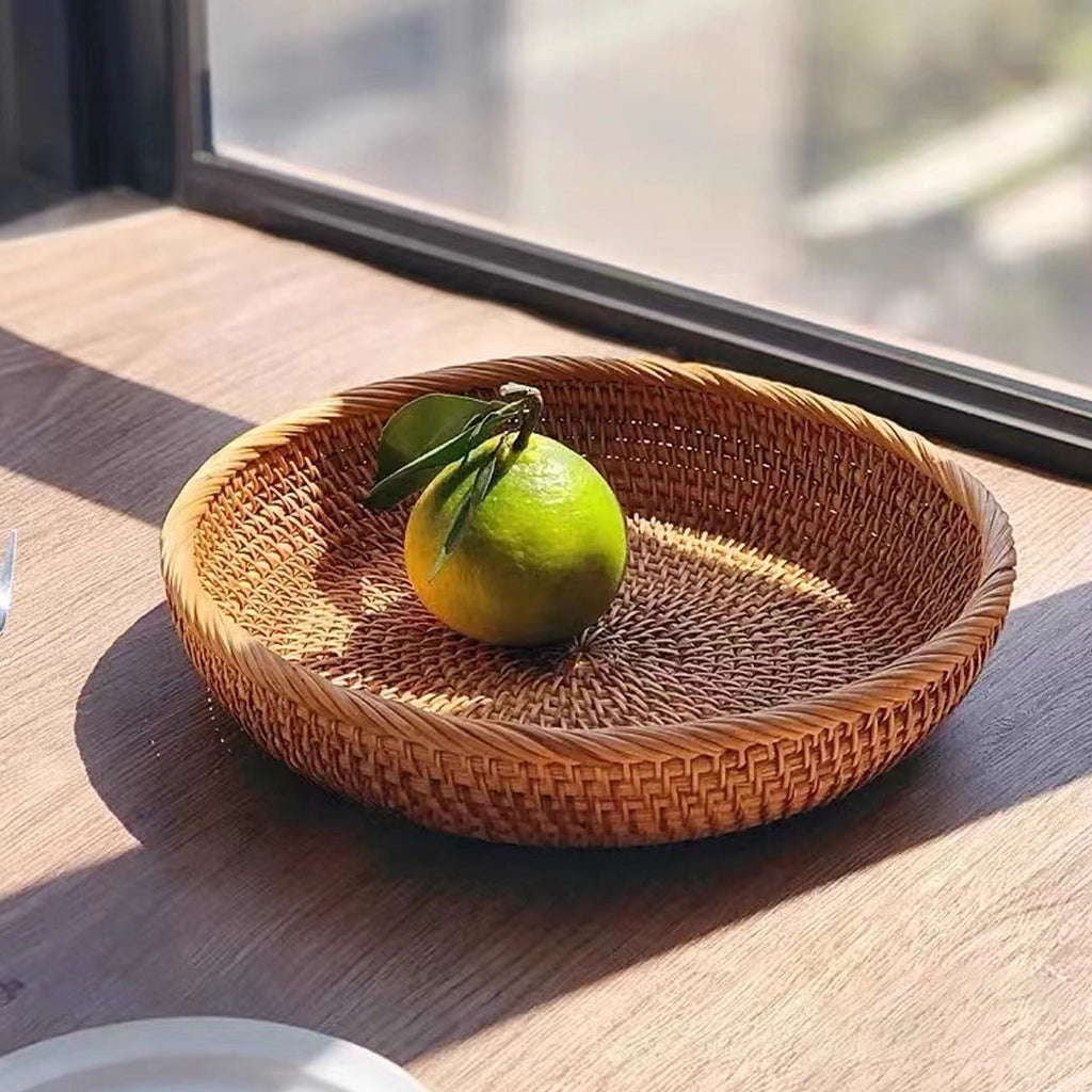 Rattan Tray and Basket Set in Three Styles | StorageOZ
