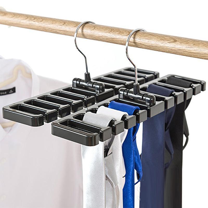 10 Hole Tie Belt Scarf Hanger Two Colours | StorageOZ