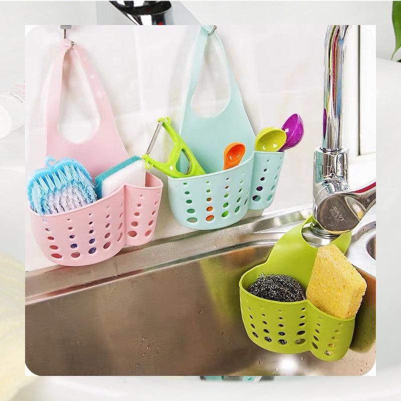 2 Pcs Hanging Sink Drain Basket Three Colours | StorageOZ