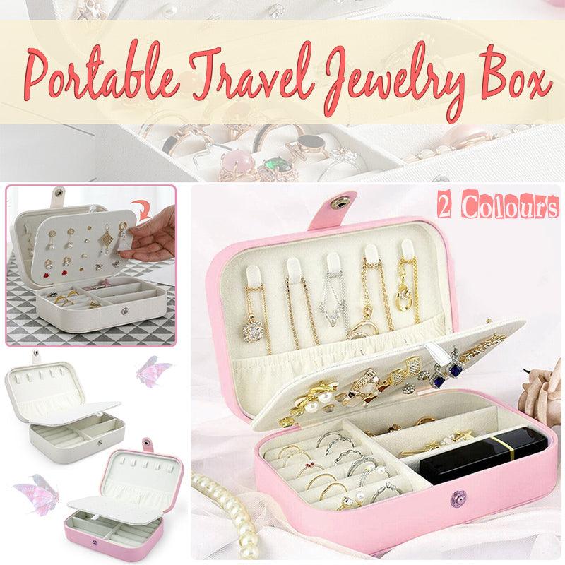 Portable Travel Jewellery Box Organiser Case | StorageOZ