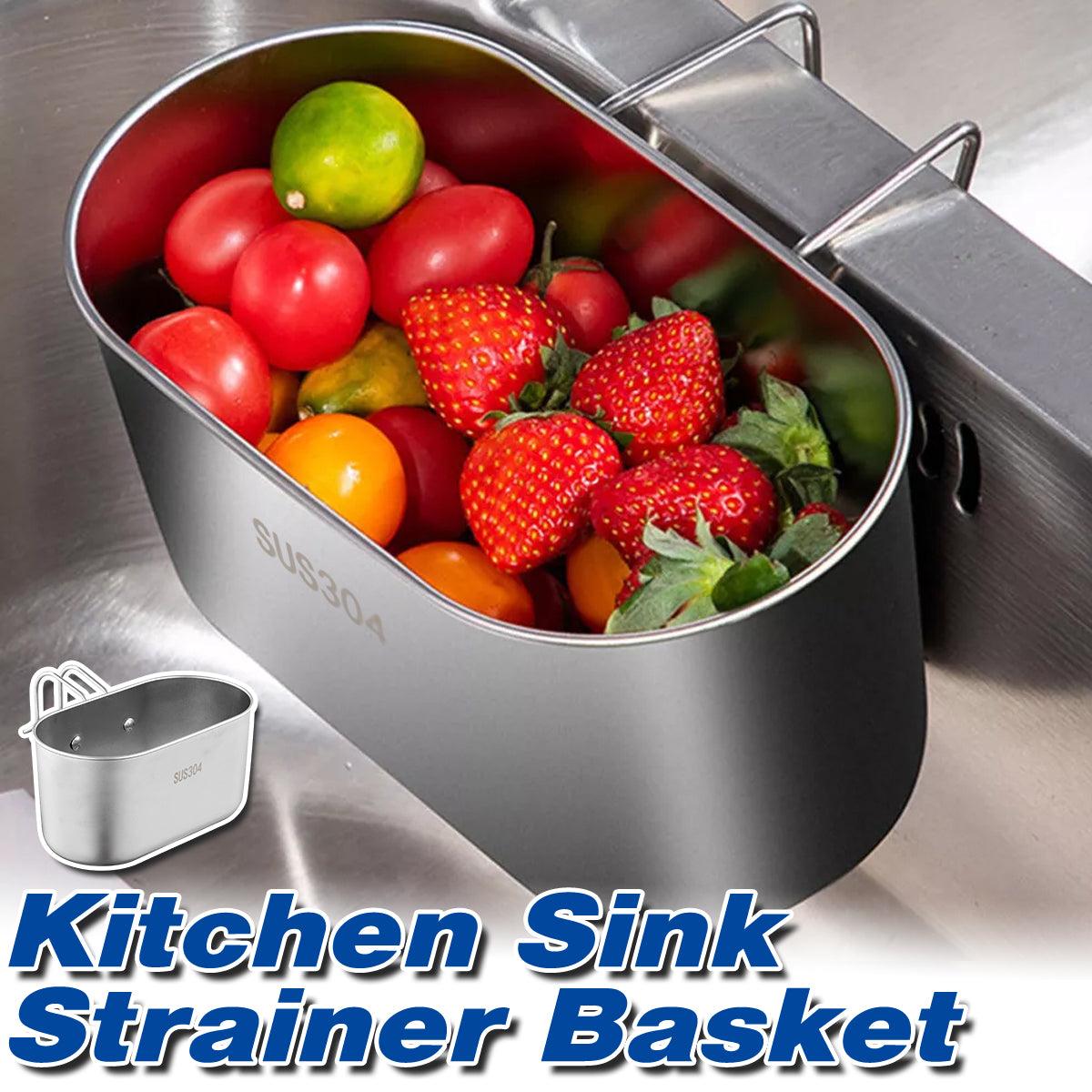 Stainless Steel Sink Drain Basket Organiser | StorageOZ