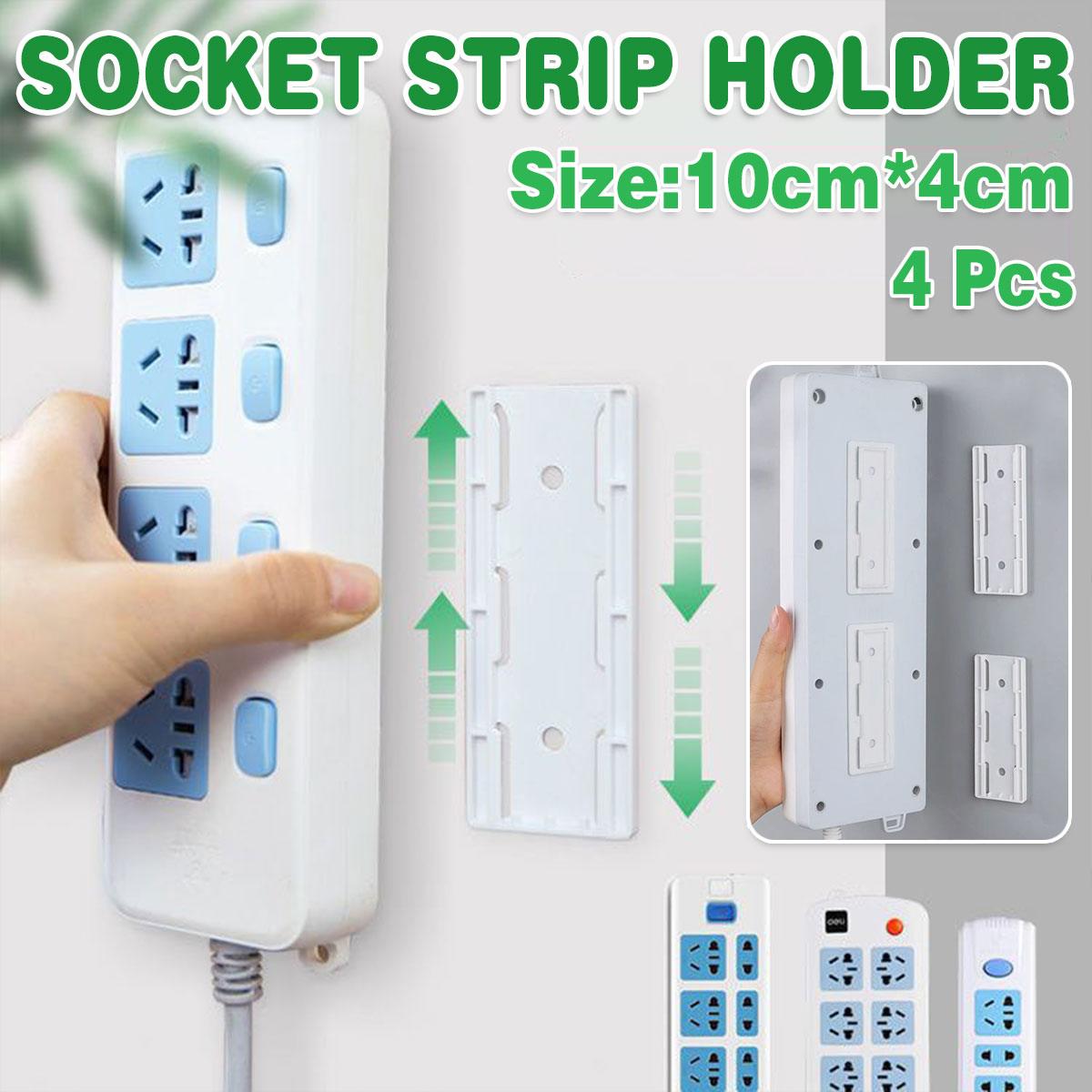 4 Pcs Power Strip Wall Holders Organiser | StorageOZ