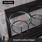 Magnetic 4 Cup Holder Rack Two Colours Set | StorageOZ