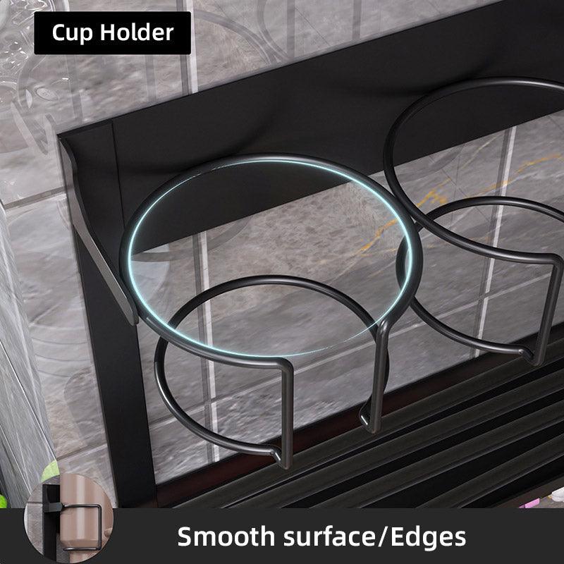Magnetic 4 Cup Holder Rack Two Colours Set | StorageOZ