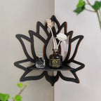 Lotus Shaped Wooden Wall Display Shelf Set | StorageOZ
