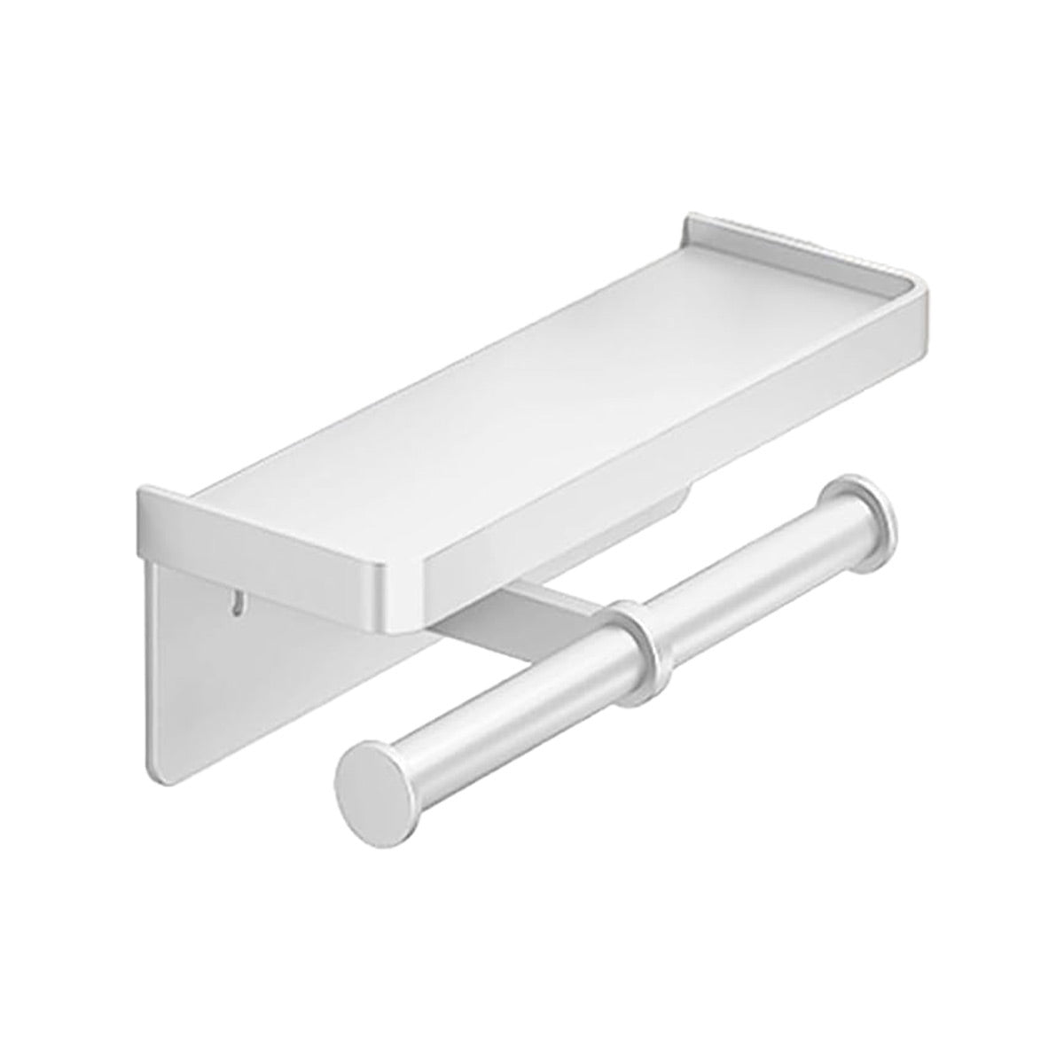 Wall Toilet Paper Holder with Phone Shelf | StorageOZ
