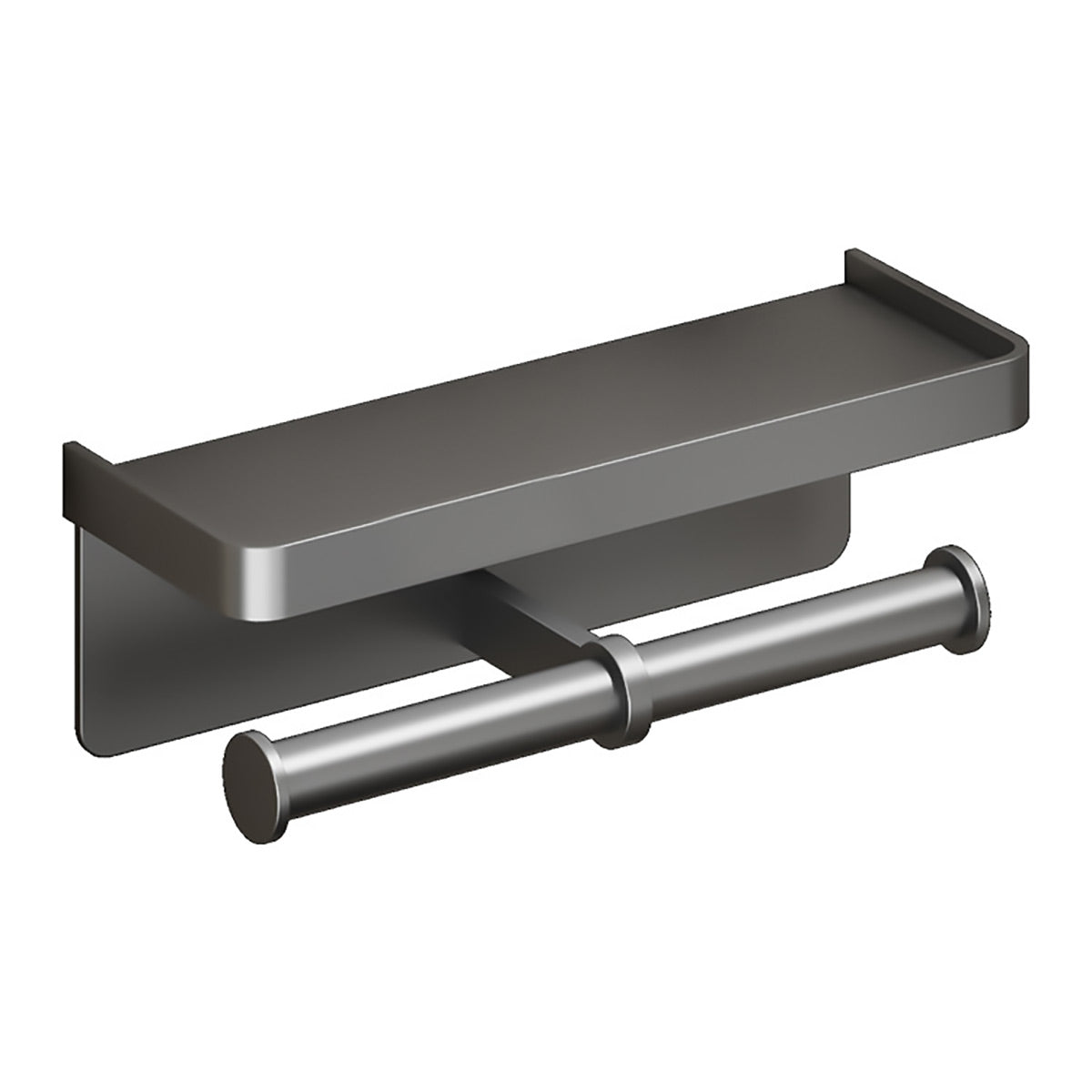 Wall Toilet Paper Holder with Phone Shelf | StorageOZ
