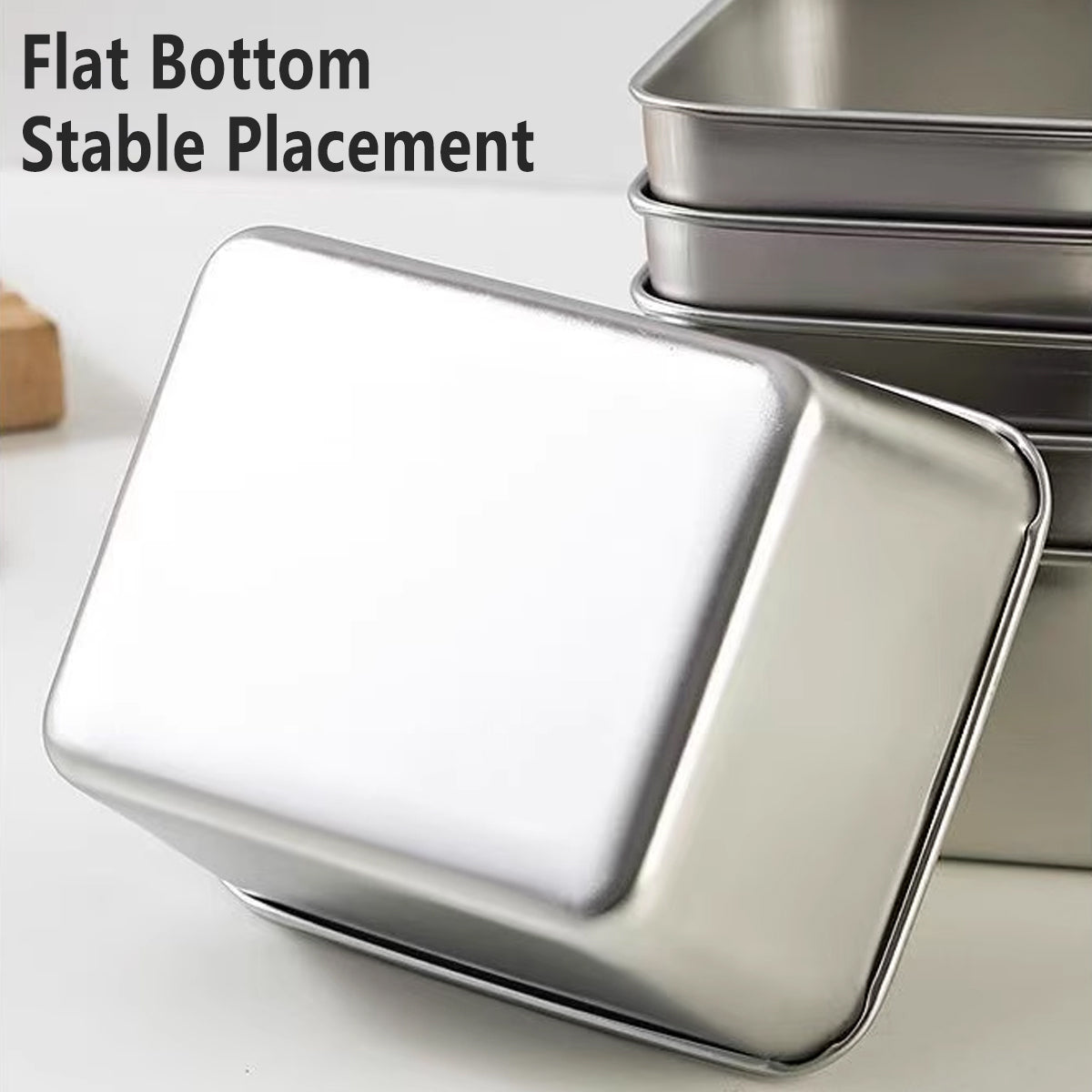 6 Pcs 650ml Stainless Food Storage Boxes | StorageOZ