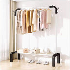 130cm Metal Clothes Rack Two Colours Set | StorageOZ