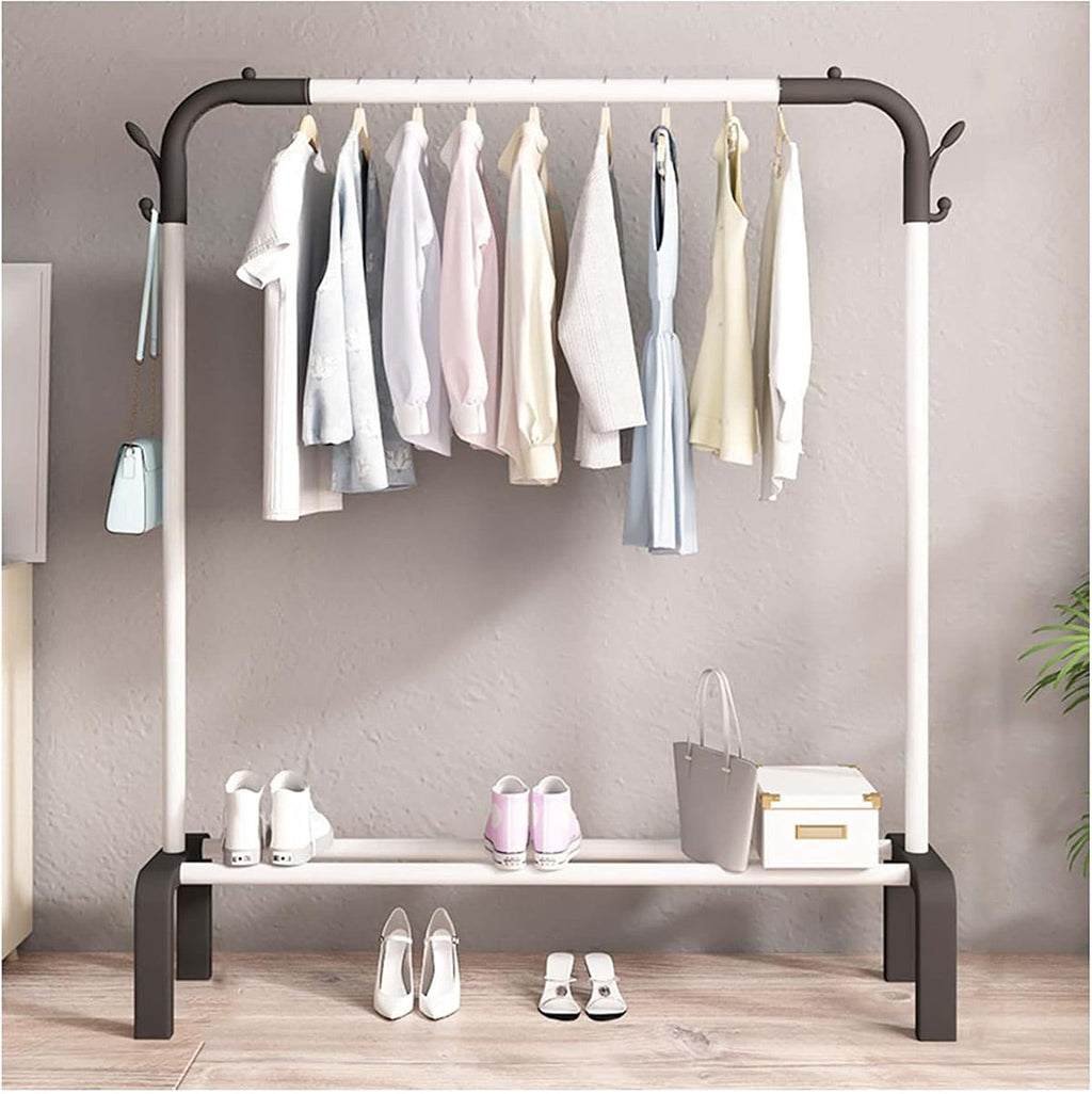 130cm Metal Clothes Rack Two Colours Set | StorageOZ