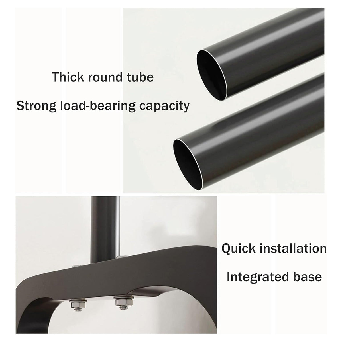 130cm Metal Clothes Rack Two Colours Set | StorageOZ