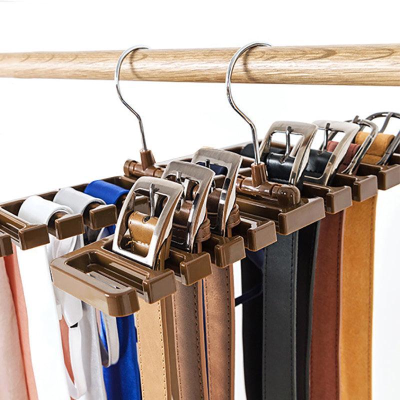 10 Hole Tie Belt Scarf Hanger Two Colours | StorageOZ