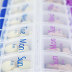 14 Grid Press Lid Medicine Box Organiser | StorageOZ