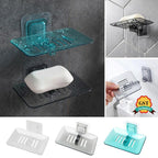 Adhesive Bathroom Soap Dish Storage Rack | StorageOZ