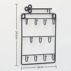 11 Hook Wire Key Storage Rack Two Colours | StorageOZ