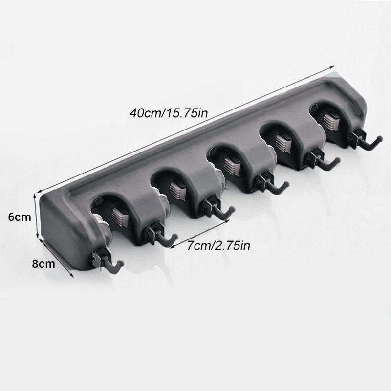 ABS Spring Clamp Mop Holder in Two Colours | StorageOZ