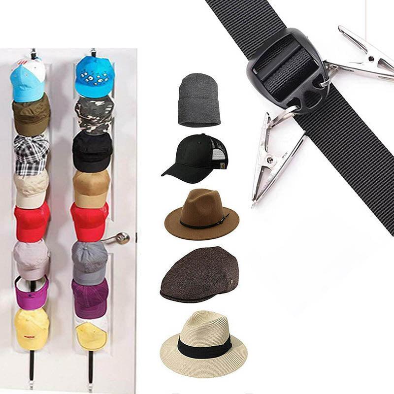 Over Door Baseball Cap Clip Rack Organiser | StorageOZ