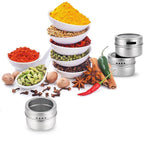 12 Pcs Spice Pots Kitchen Storage Organiser | StorageOZ