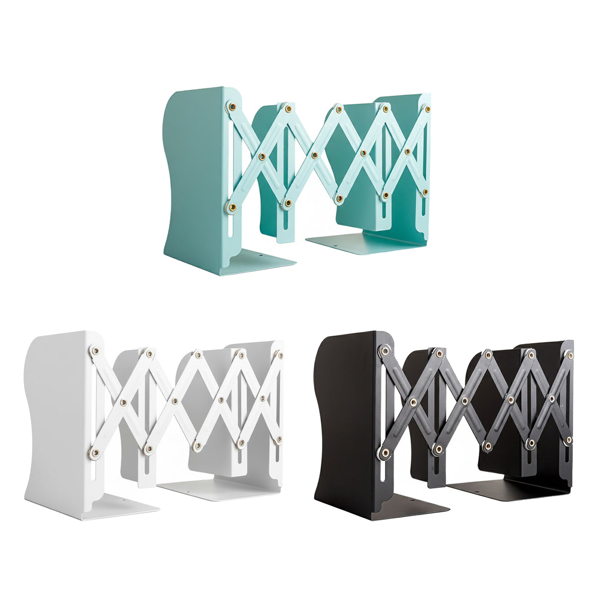 Extendable Desktop Book Rack Three Colours | StorageOZ