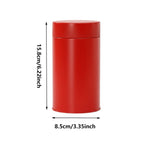 5 Pcs Tin Tea Canisters Three Colours Set | StorageOZ