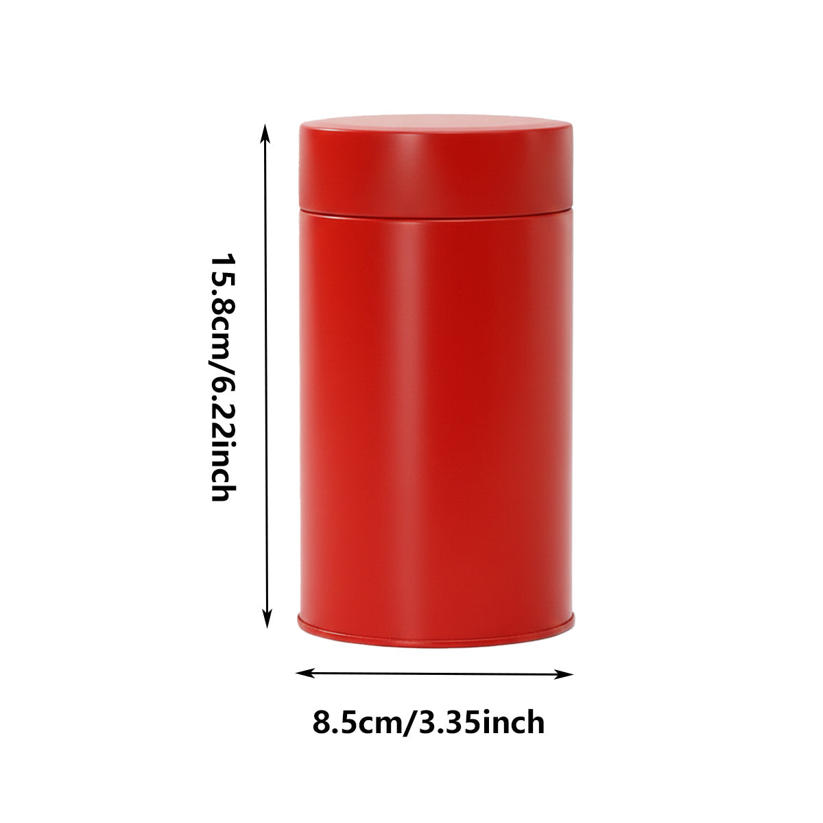 5 Pcs Tin Tea Canisters Three Colours Set | StorageOZ