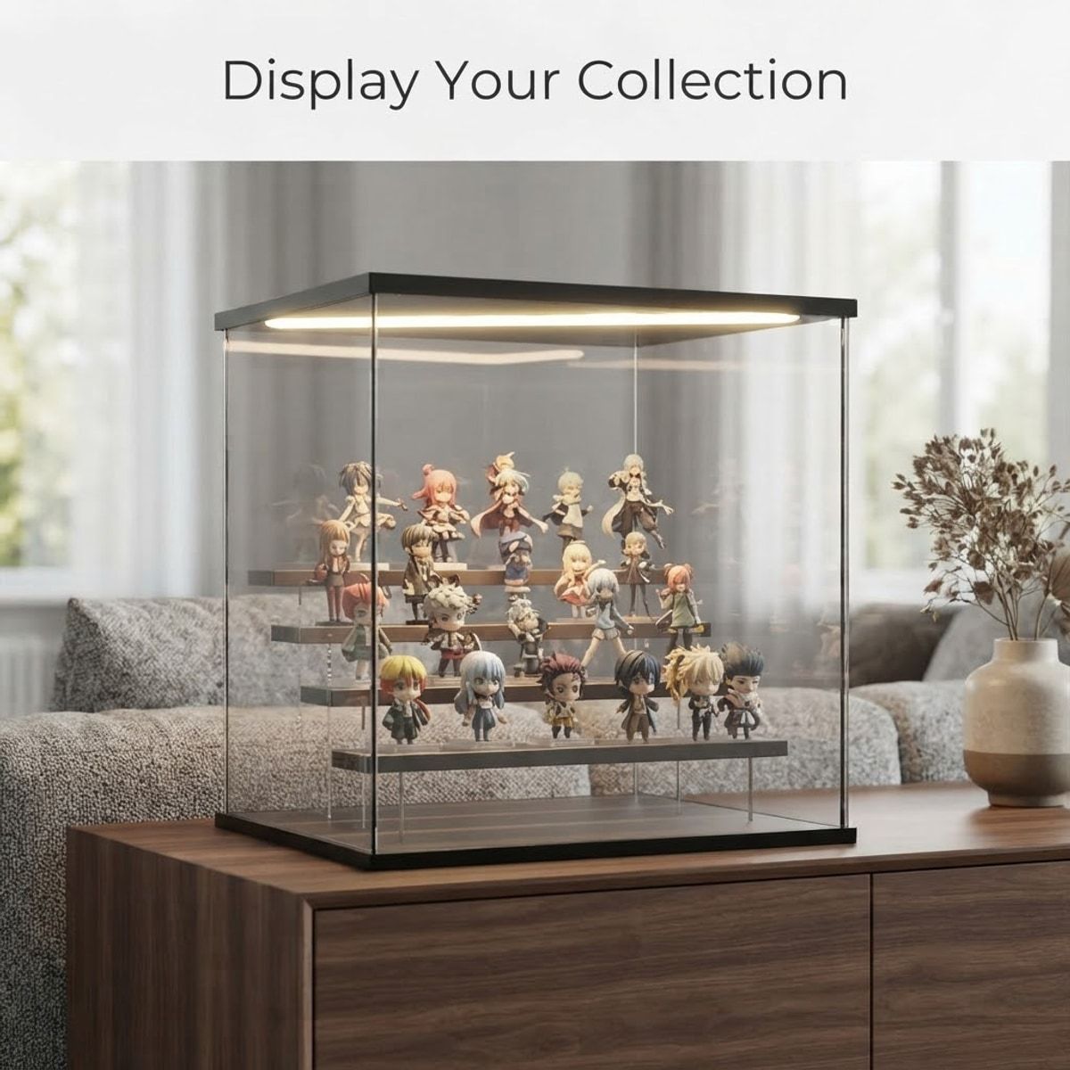 Acrylic Display Case Desk Storage Organiser | StorageOZ