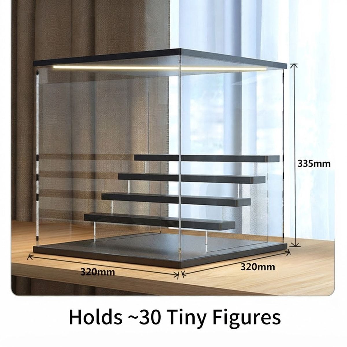 Acrylic Display Case Desk Storage Organiser | StorageOZ