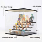 Acrylic Display Case Desk Storage Organiser | StorageOZ