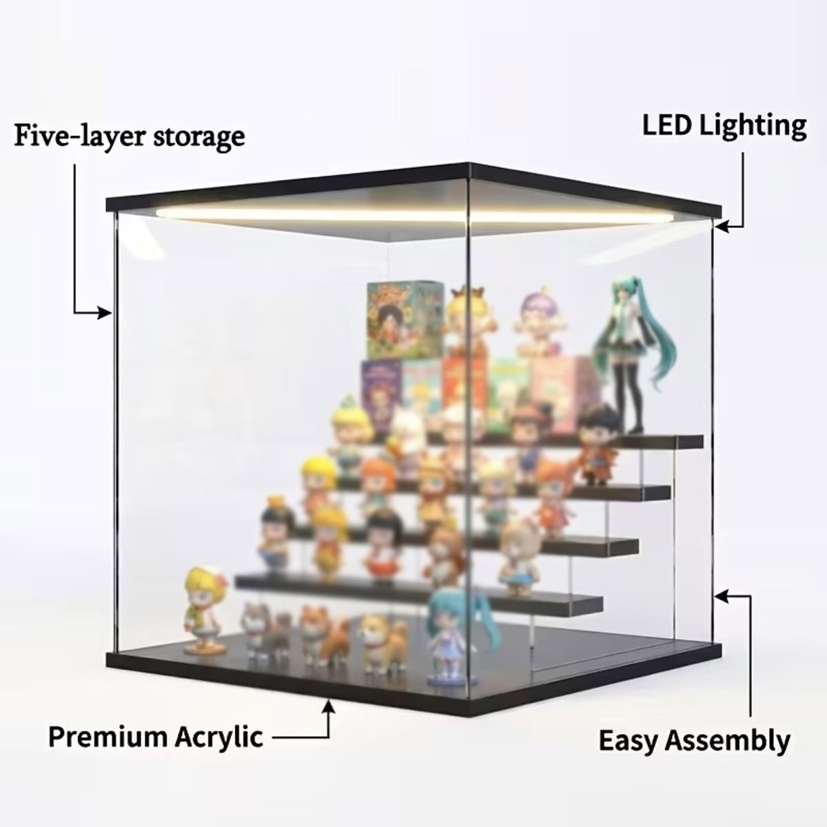 Acrylic Display Case Desk Storage Organiser | StorageOZ