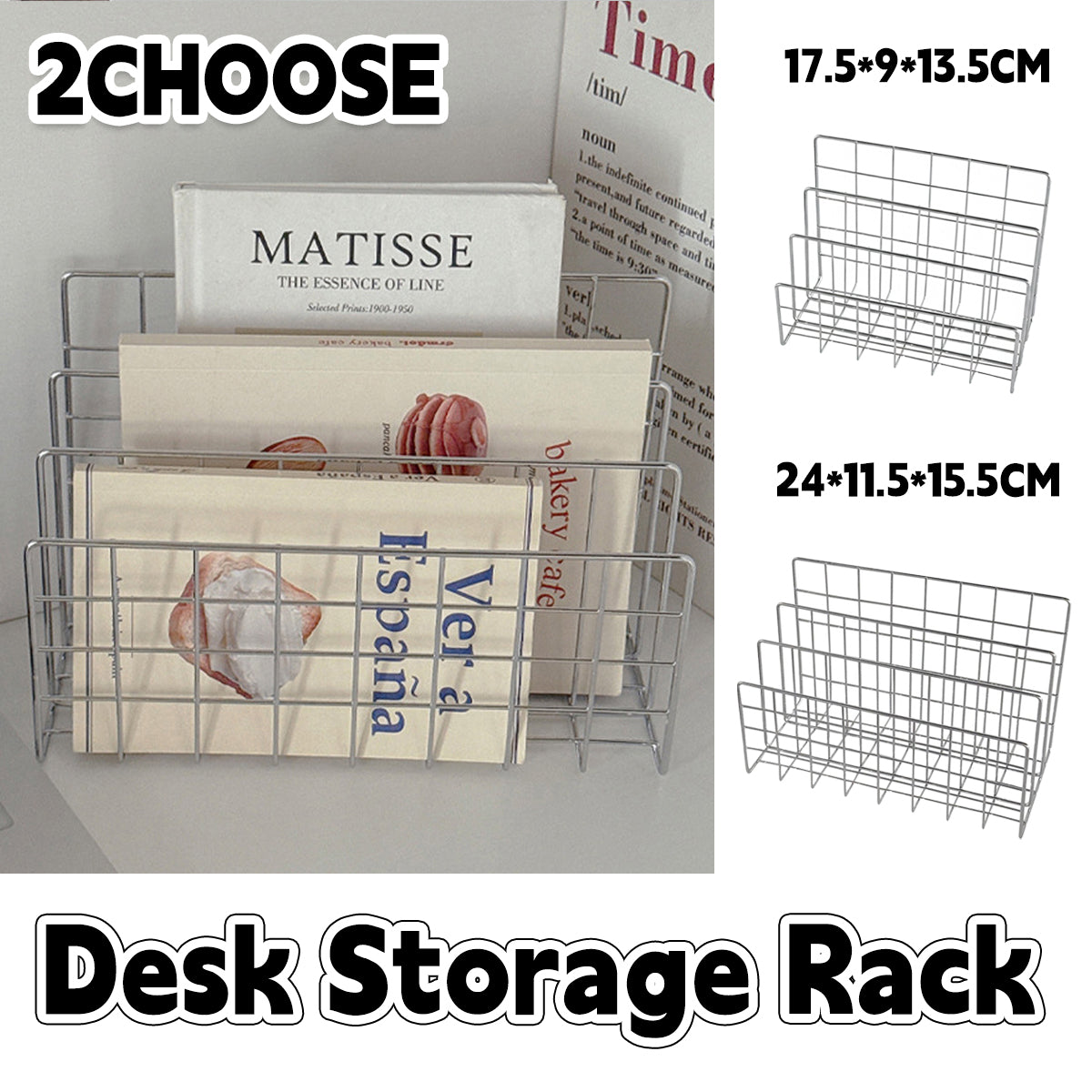 Metal Bookshelves Two Sizes Home Organiser | StorageOZ
