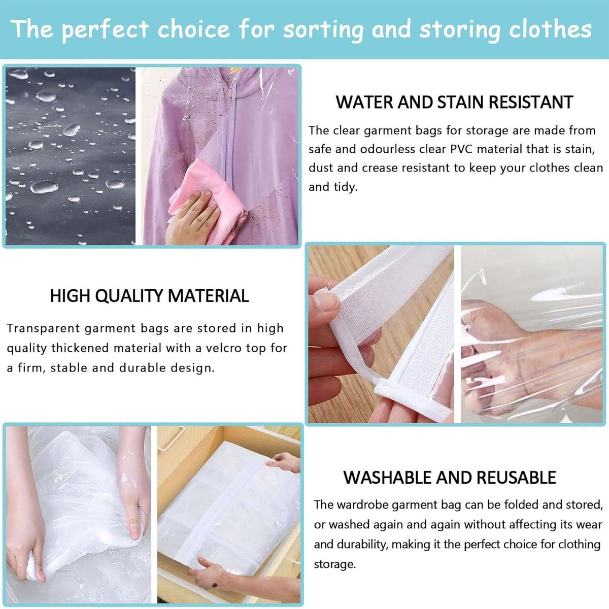 Dust Cover Bags Three Sizes Closet Organiser | StorageOZ