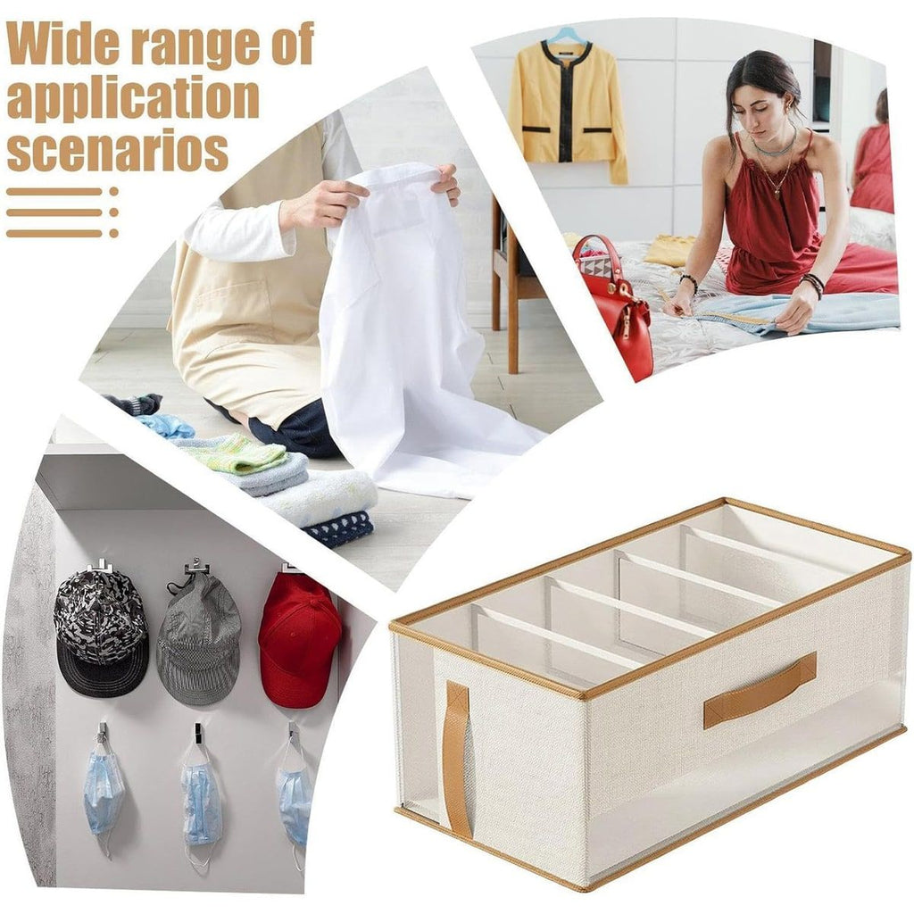 2 Pcs Bag Storage Boxes Closet Organiser | StorageOZ