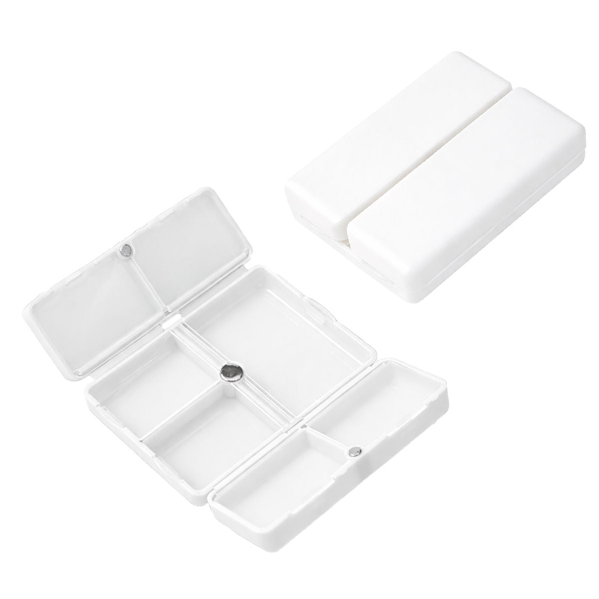 6 Pcs Pill Boxes Three Colours Organiser | StorageOZ