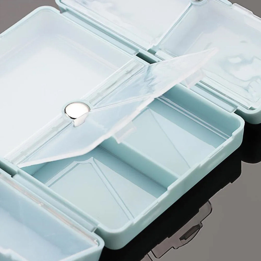 6 Pcs Pill Boxes Three Colours Organiser | StorageOZ
