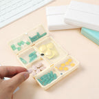 6 Pcs Pill Boxes Three Colours Organiser | StorageOZ