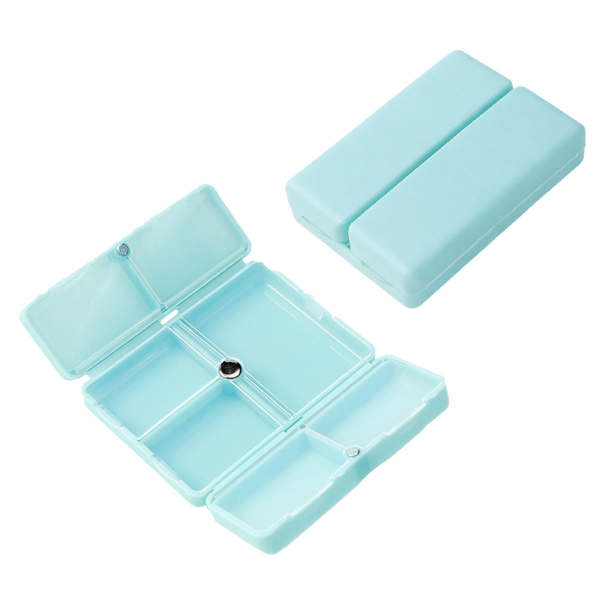 6 Pcs Pill Boxes Three Colours Organiser | StorageOZ
