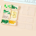 6 Pcs Pill Boxes Three Colours Organiser | StorageOZ