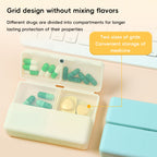 6 Pcs Pill Boxes Three Colours Organiser | StorageOZ
