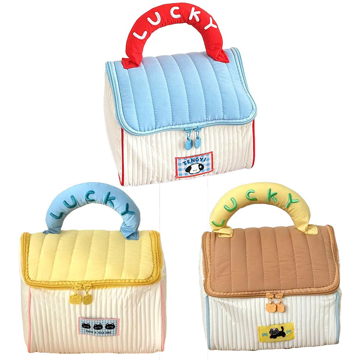 Cosmetic Bag with Side Pockets Three Colours | StorageOZ