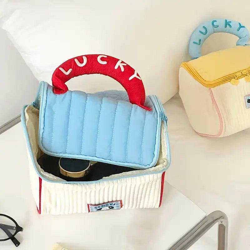 Cosmetic Bag with Side Pockets Three Colours | StorageOZ